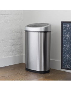 Basureros Automáticos NineStars CB-DZT-50-98-1C Acero Inoxidable 50L y 8L 2