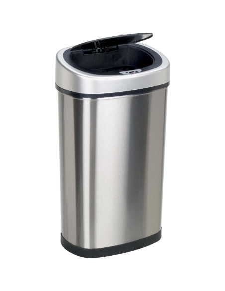 Basureros Automáticos NineStars CB-DZT-50-98-1C Acero Inoxidable 50L y 8L
