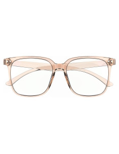 Gafas bloqueadoras de luz azul 80s grandes unisex naranja