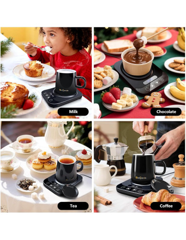 Calentador de Taza de Café Eléctrico Banbanda 36W Negro 14oz