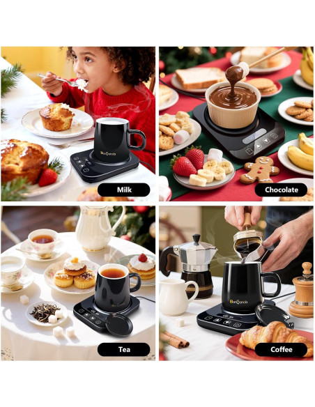Calentador de Taza de Café Eléctrico Banbanda 36W Negro 14oz