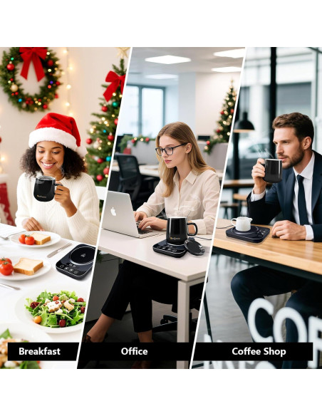 Calentador de Taza de Café Eléctrico Banbanda 36W Negro 14oz