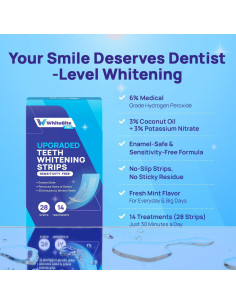 Tiras Blanqueadoras de Dientes Whitebite Pro 28 Tiras 2