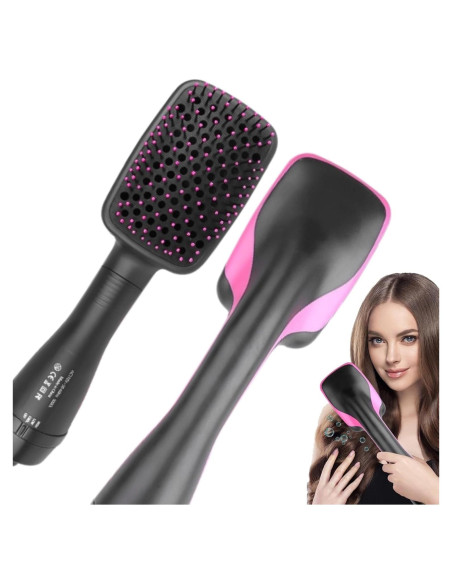 Plancha de Cabello Iónica DHASUWT XR1 - Cepillo Secador 0.49kg