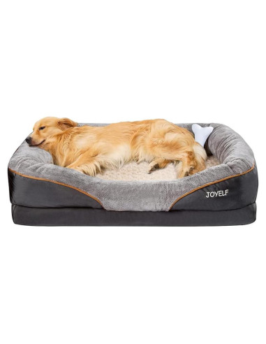 Cama Ortopédica para Perros JOYELF XL de Espuma Viscoelástica
