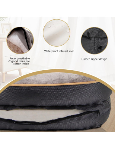 Cama Ortopédica para Perros JOYELF XL de Espuma Viscoelástica