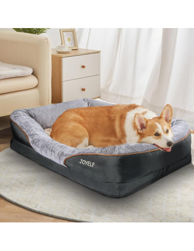 Cama Ortopédica para Perros JOYELF XL de Espuma Viscoelástica