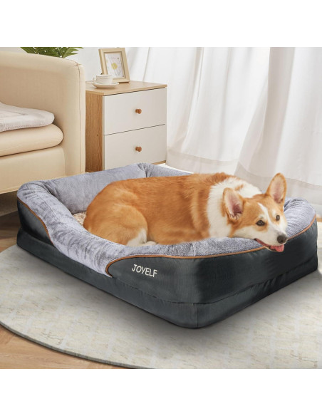 Cama Ortopédica para Perros JOYELF XL de Espuma Viscoelástica