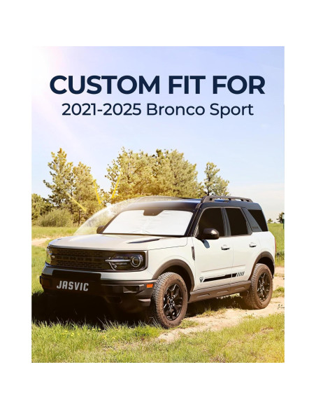 Sombrillas de Ventana JASVIC para Ford Bronco Sport 2021-2025, 8 Piezas