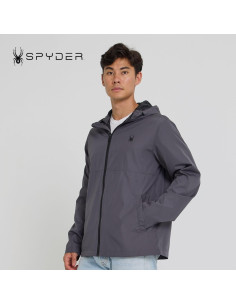 Chaqueta Impermeable Plegable para Hombre - Rompevientos Ligera 2