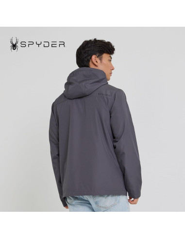 Chaqueta Impermeable Plegable para Hombre - Rompevientos Ligera