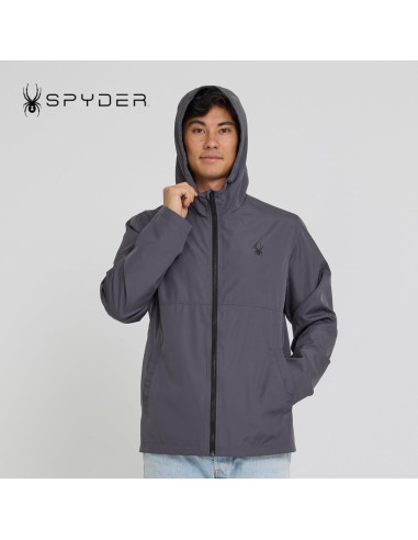 Chaqueta Impermeable Plegable para Hombre - Rompevientos Ligera
