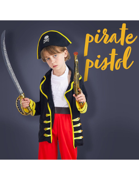 Set Pirata Joyin: Espada 71 cm y Pistolera 40 cm