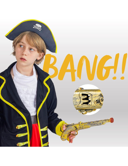 Set Pirata Joyin: Espada 71 cm y Pistolera 40 cm