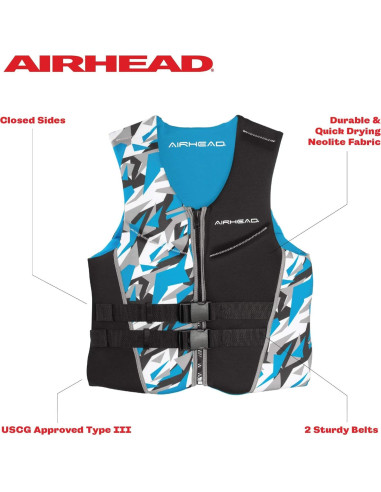 Chaleco Salvavidas Neolite Airhead Camuflaje X-Pequeño