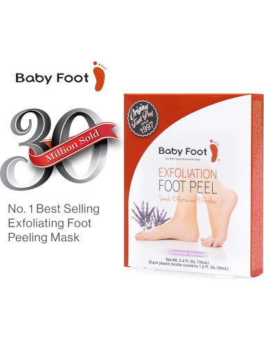 Baby Foot Exfoliante para Pies 70.87 ml - Spa en Casa
