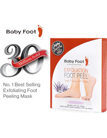 Baby Foot Exfoliante para Pies 70.87 ml - Spa en Casa
