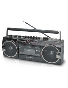 AudioBox RXC-25BT Boombox Altavoces 2 Vías Bluetooth Negro