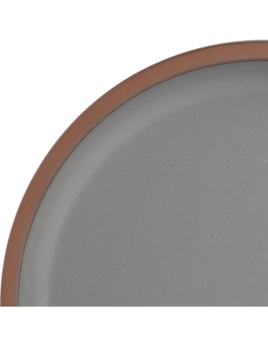 Juego de Vajilla Gibson Elite Lagos 16 Piezas Gris