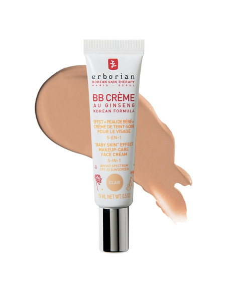 Crema BB Erborian Ginseng 28g SPF Acabado Mate Suave