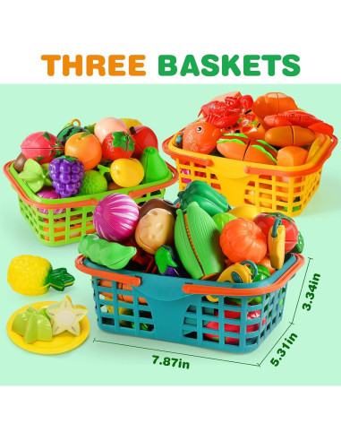 Juego de Comida de Cocina Infantil TooyBing 100 Piezas