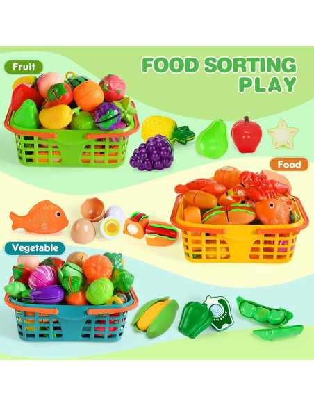 Juego de Comida de Cocina Infantil TooyBing 100 Piezas