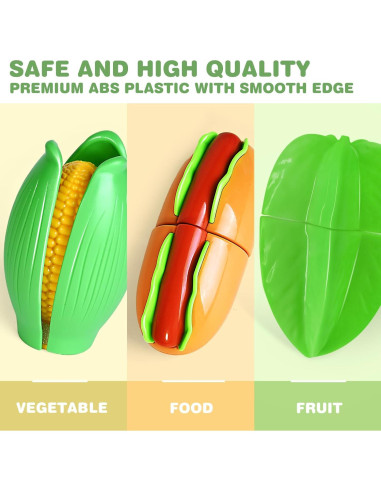 Juego de Comida de Cocina Infantil TooyBing 100 Piezas