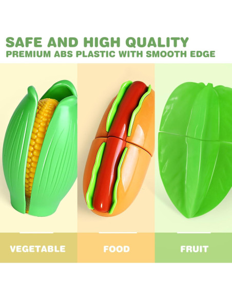 Juego de Comida de Cocina Infantil TooyBing 100 Piezas