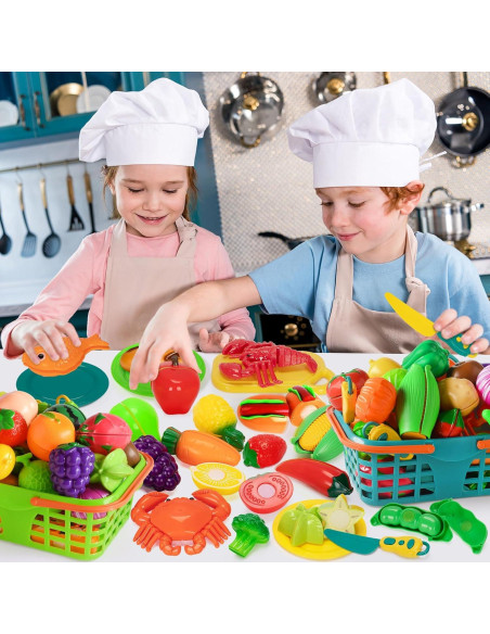 Juego de Comida de Cocina Infantil TooyBing 100 Piezas