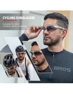 Gafas de sol deportivas ROCKBROS fotochromic UV400 para ciclismo 2