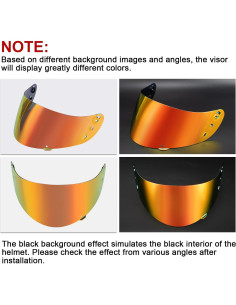 Visera PSLER Ic-04 para Casco Icon Airflite - Rojo 2