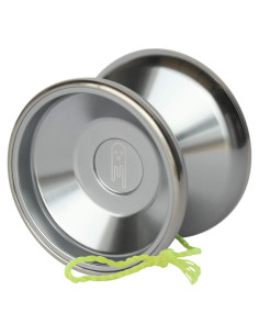 Yoyo Profesional Bi Metal Yoyo King 56mm Plata con Cuerda