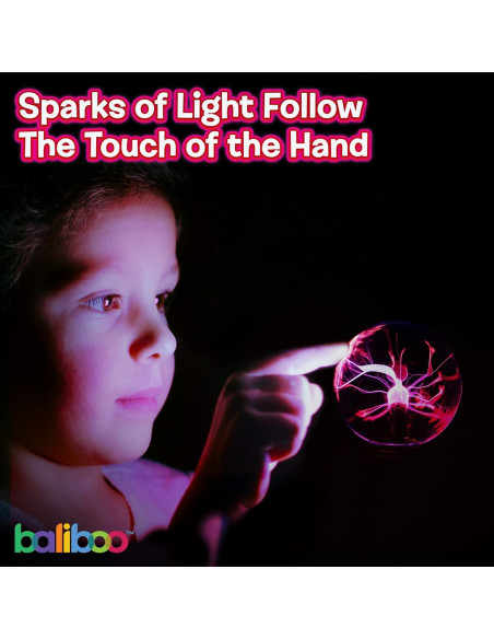 Bola de Plasma 7.62 cm Baliboo - Lámpara Interactiva USB