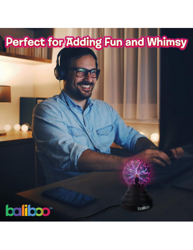 Bola de Plasma 7.62 cm Baliboo - Lámpara Interactiva USB