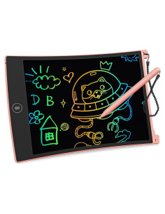 Tableta de Escritura LCD Bravokids 21.6 cm Rosa para Niños