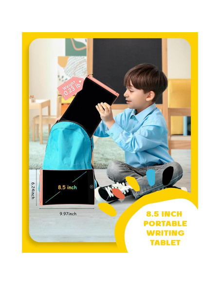 Tableta de Escritura LCD Bravokids 21.6 cm Rosa para Niños