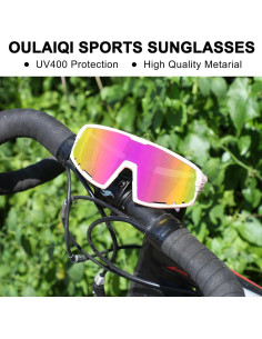 Gafas Deportivas OULAIQI UV400 para Ciclismo y Más 2