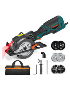 Sierra Circular DOVAMAN MCS01A 710W 4.5" con Láser y 6 Cuchillas
