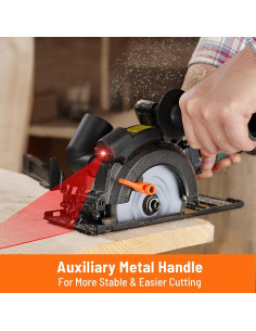 Sierra Circular DOVAMAN MCS01A 710W 4.5" con Láser y 6 Cuchillas 2