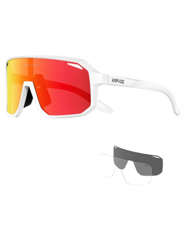 Gafas de Ciclismo KAPVOE K62 Polarizadas UV400 para Deportes