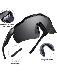 Gafas de sol polarizadas APEXUP UV400 para ciclismo y pesca 2