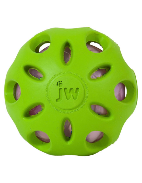 Bola Cracosa JW Mediana 7,62 cm Juguete Crujiente para Perros