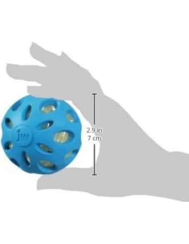 Bola Cracosa JW Mediana 7,62 cm Juguete Crujiente para Perros