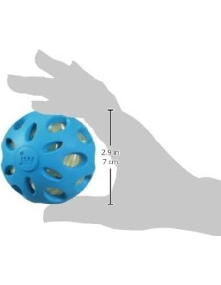 Bola Cracosa JW Mediana 7,62 cm Juguete Crujiente para Perros