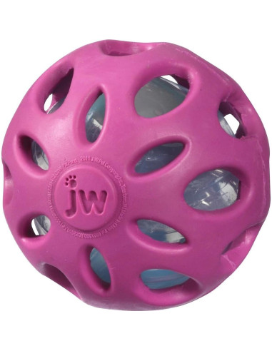 Bola Cracosa JW Mediana 7,62 cm Juguete Crujiente para Perros