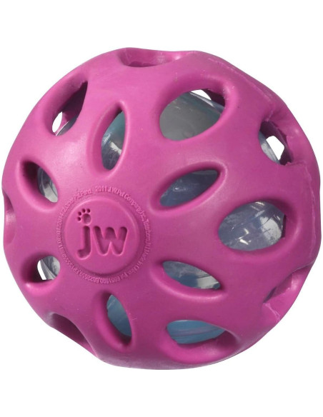Bola Cracosa JW Mediana 7,62 cm Juguete Crujiente para Perros