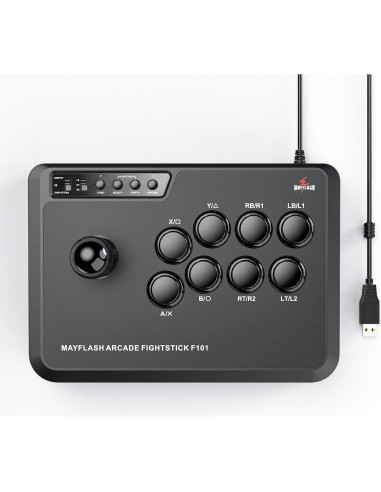 MAYFLASH Arcade Fighting Stick F101 para Switch/PC/PS3