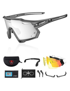 Gafas de Ciclismo X-TIGER con 5 Lentes Intercambiables