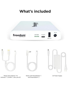 Batería de Respaldo CPAP Freedom 160 horas Blanco 2