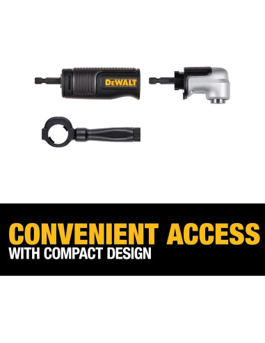 Adaptador de Taladro en Ángulo Derecho DEWALT DWAMRAFT 2 en 1